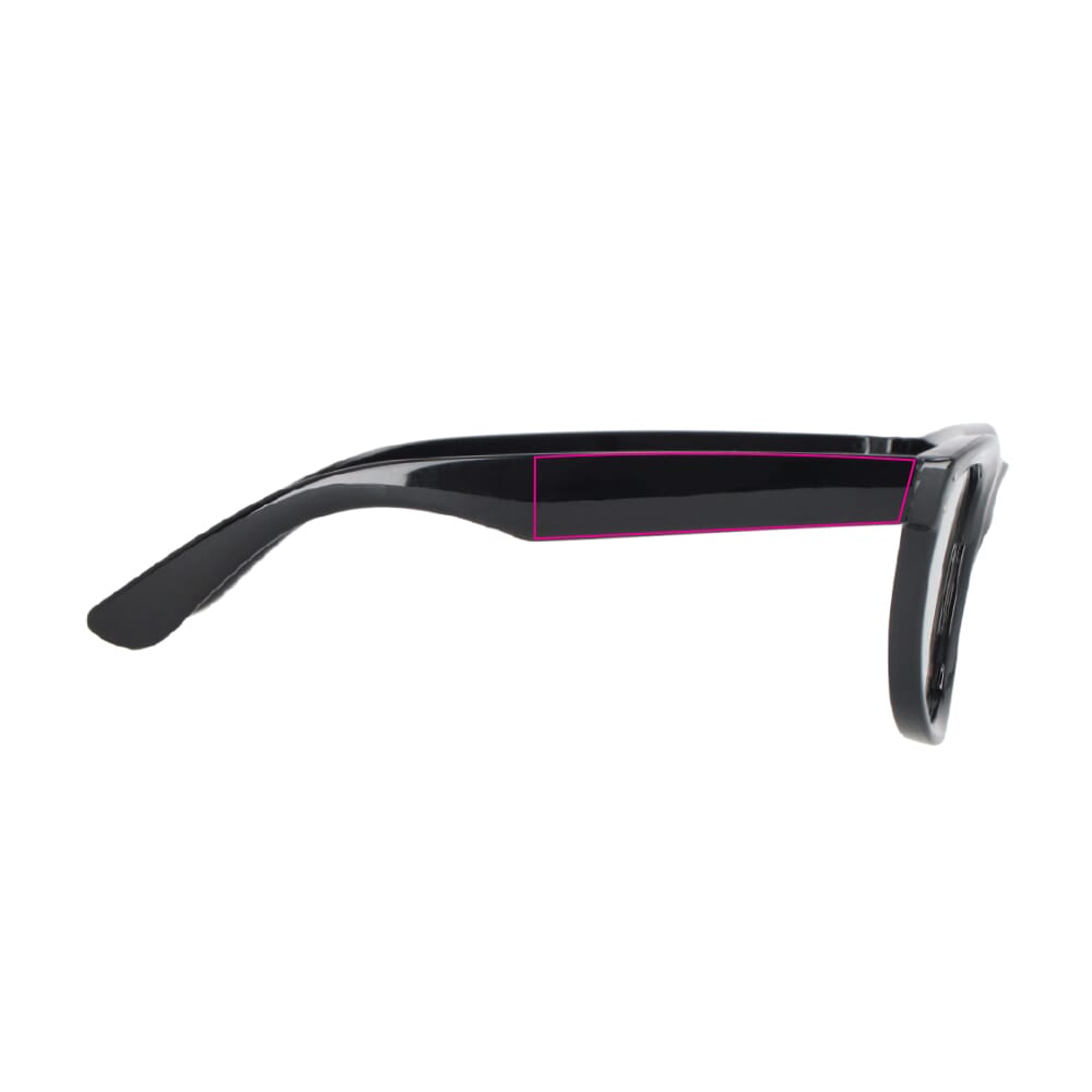 À 1 cm de la charnière droite