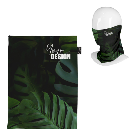 Écharpe tube multifonction à personnaliser en textile recyclé