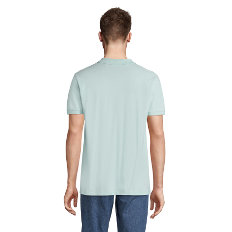 Polo homme publicitaire en coton bio 170g - PLANET