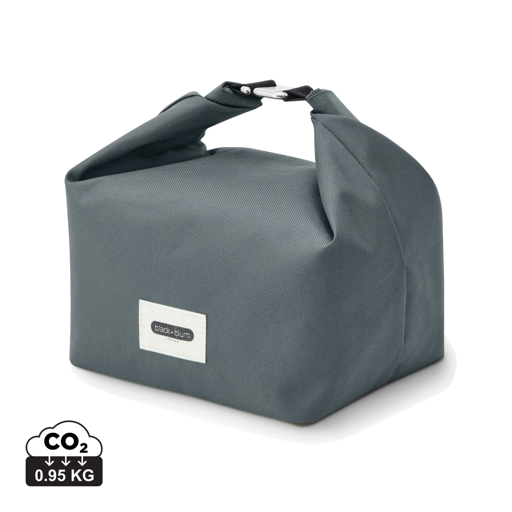 Sac lunch isotherme publicitaire rPET 6,7 L Gris