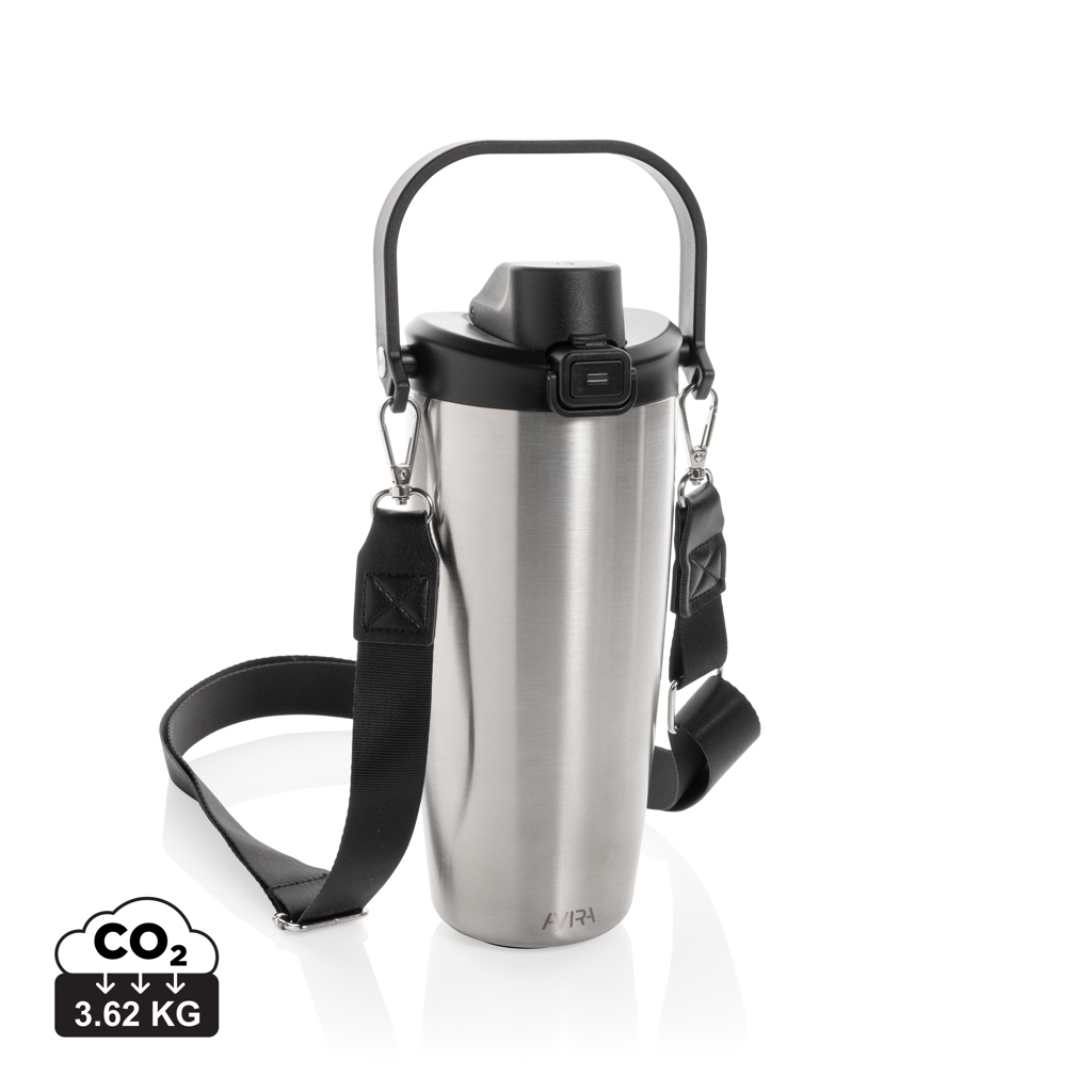 Mug double paroi recyclé 600 ml Ayala Argent
