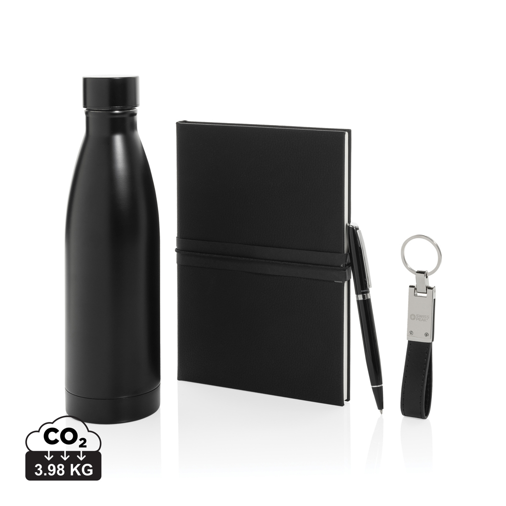 Ensemble promotionnel pour bureau 4 pièces Swiss Peak Noir