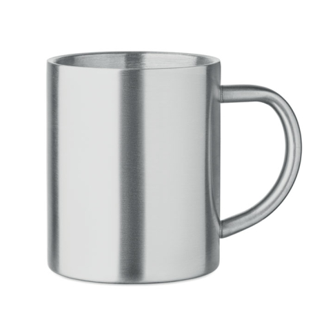 Tasse personnalisable 260 ml en acier inox recyclé
