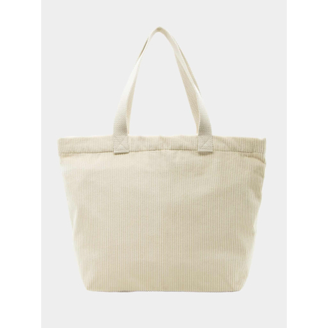 Sac cabas beige clair présenté de face sans marquage visible.
