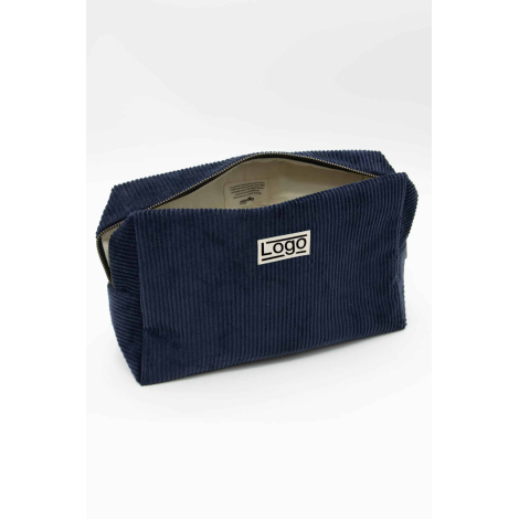 Trousse personnalisable en velours coton bio Estelle M