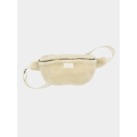 Banane effet moumoute écrue vue de face avec zone sans marquage apparent.