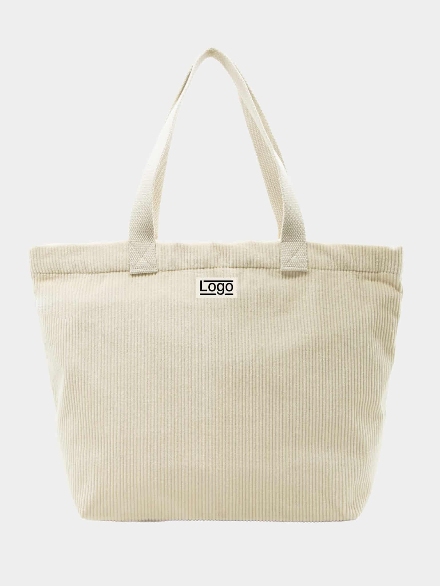 Sac boat personnalisable en velours Hortense Ecru