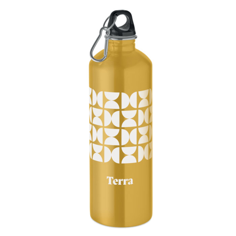 Bouteille inox recyclé 1 L à personnaliser Re-One Moss