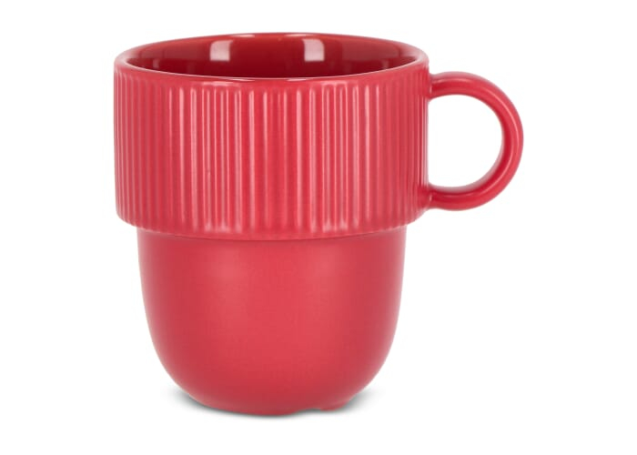 Mug isotherme acier recyclé 280 ml personnalisable Ted Rouge