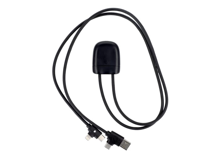 Sac week-end personnalisé en toile recyclée Harper Noir