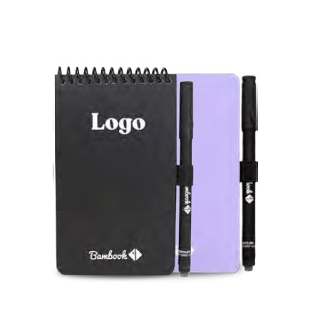 Bloc pocket effaçable A6 personnalisable couverture rigide