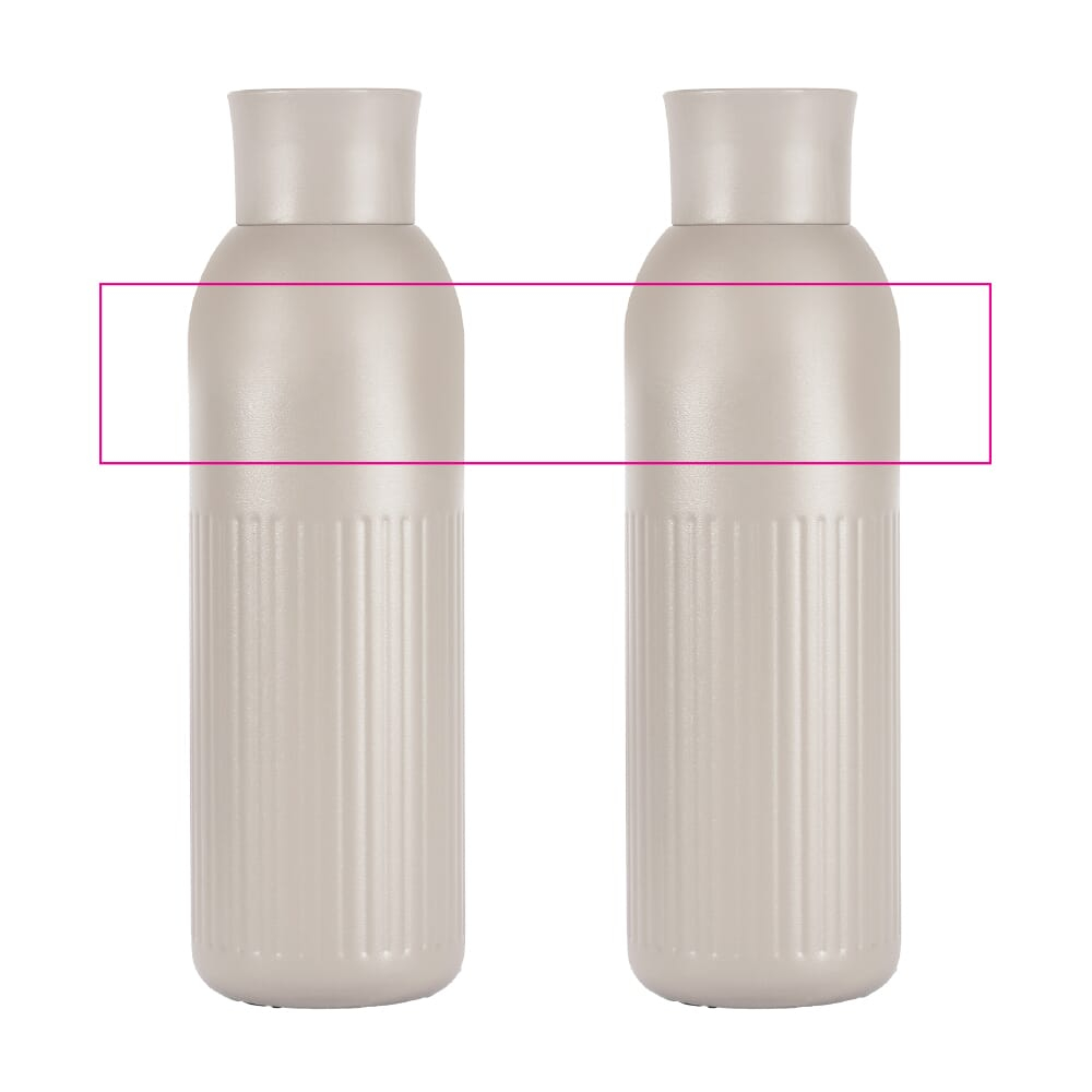 sur toute la partie supérieure