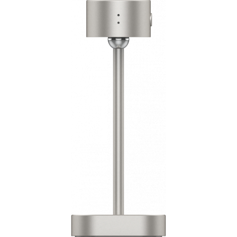 Support présenté centré sur tige et tête cylindrique avec deux points visibles en façade ; aucune personnalisation visible.