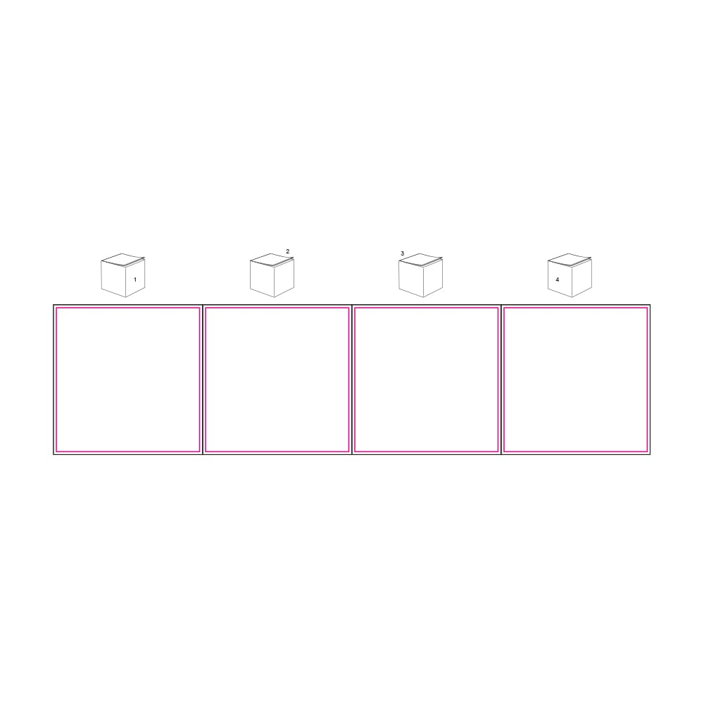 Tout autour du bloc papier