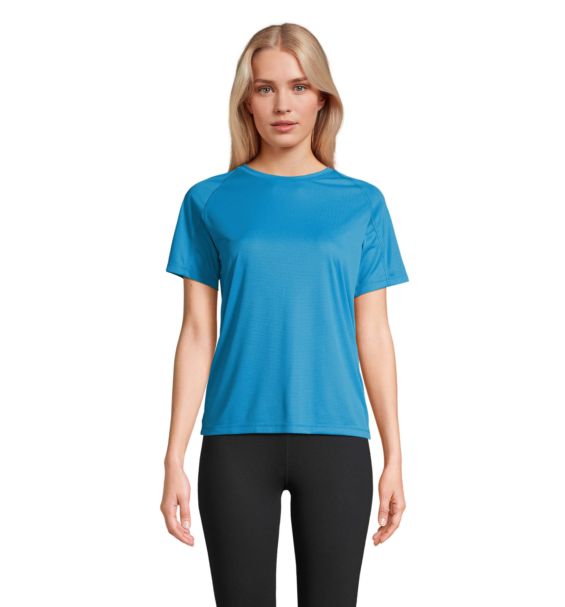 T-shirt femme 100 g/m² polyester recyclé publicitaire VORTEX Aqua