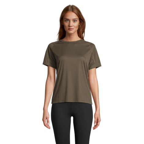 T-shirt femme 100 g/m² polyester recyclé publicitaire VORTEX