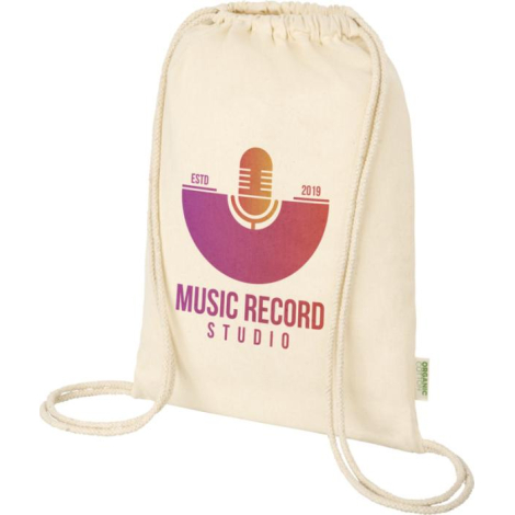 Gym bag personnalisé en coton biologique 100 g/m² Odisha