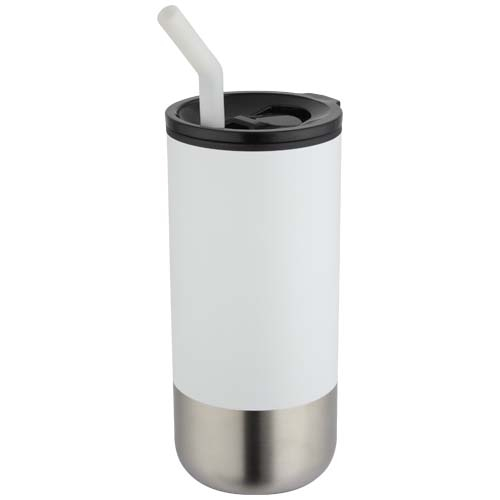 Mug 480 ml publicitaire acier recyclé RCS Grayson Blanc
