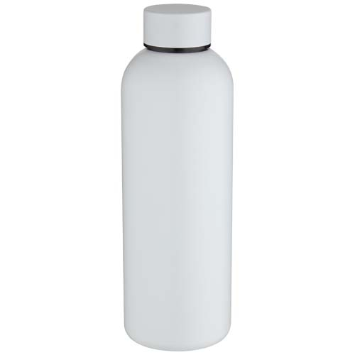 Bouteille personnalisable 750 ml acier recyclé RCS Spring Blanc