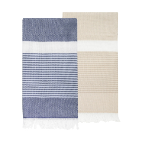 Fouta recyclée 270 g personnalisable Seabeach