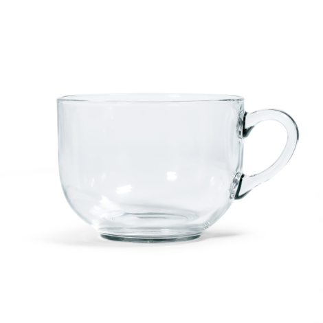 Tasse en verre 700 ml personnalisable Breakfast