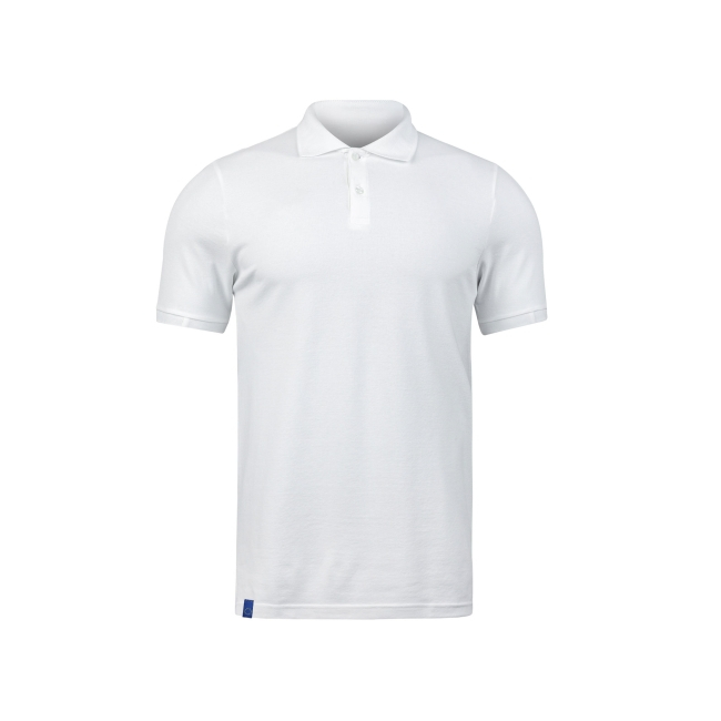 Polo 240 g maille piquée personnalisable Europe Blanc