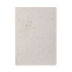 Feuille de papier A5 à texture fibreuse présentée à plat, sans marquage visible.