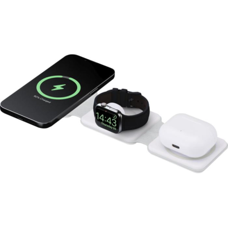 Station de charge sans fil 3-en-1 15 W publicitaire Armus