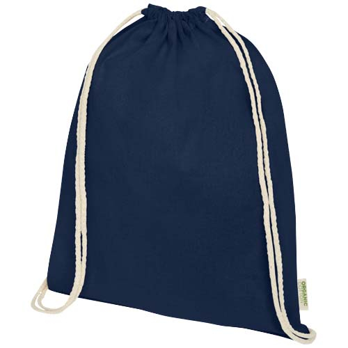 Sac sport 140 g/m² en coton biologique à personnaliser Odisha Marine
