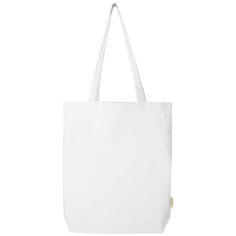 Shopper 11 L en coton biologique 180 g/m² publicitaire Odisha