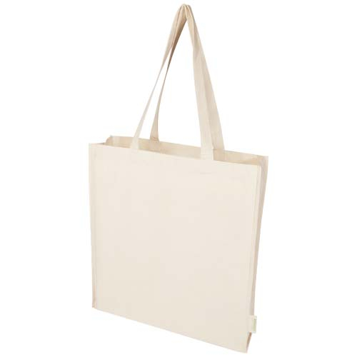 Tote-bag 14 L à soufflets coton bio 180 g/m² personnalisé Odisha Naturel