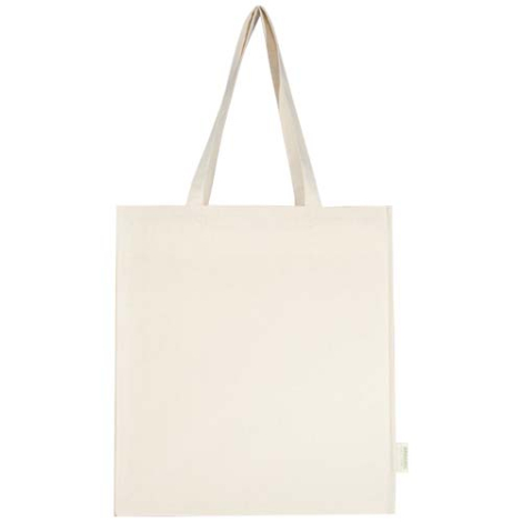 Tote-bag 14 L à soufflets coton bio 180 g/m² personnalisé Odisha