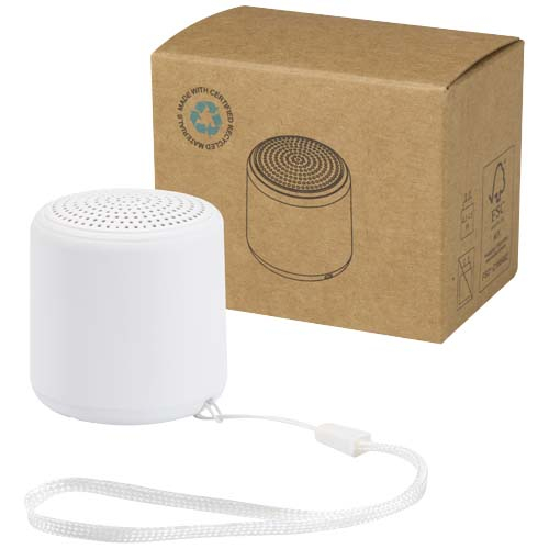 Enceinte Bluetooth® 3 W personnalisée Velkis Blanc