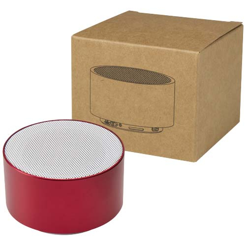Haut-parleur personnalisable Bluetooth® 3 W Ankaa Rouge