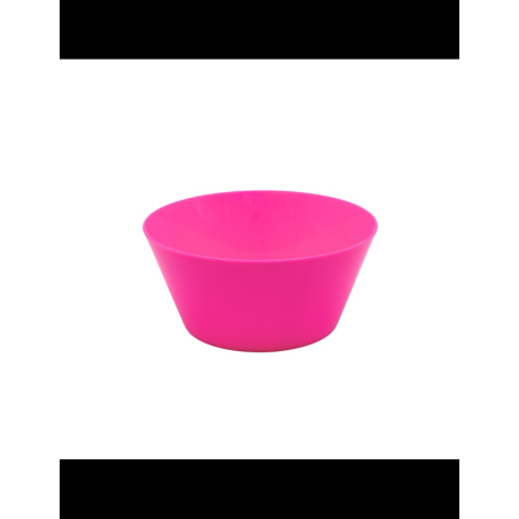 Bol rose réutilisable fond blanc