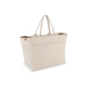 Sac shopping coton 320g à fermeture zippée publicitaire Sac shopping coton 320g à fermeture zippée publicitaire