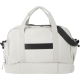 Vue arrière d’un sac de sport beige montrant poignées et bande horizontale, sans marquage visible. Vue arrière d’un sac de sport beige montrant poignées et bande horizontale, sans marquage visible.