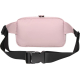 Sac banane rose présenté de face avec sangle et boucle de fermeture visibles, sans marquage visible. Sac banane rose présenté de face avec sangle et boucle de fermeture visibles, sans marquage visible.
