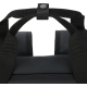 Vue rapprochée de la partie supérieure du sac à dos glacière montrant les poignées et le haut du sac, sans personnalisation visi Vue rapprochée de la partie supérieure du sac à dos glacière montrant les poignées et le haut du sac, sans personnalisation visi