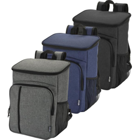 Trois sacs à dos glacières présentés de face dans différentes couleurs, sans marquage visible.