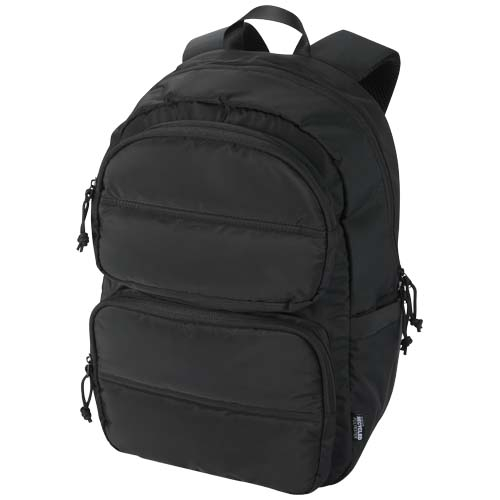 Sac à dos recyclé pour ordinateur 15,6" à personnaliser Puffer Noir