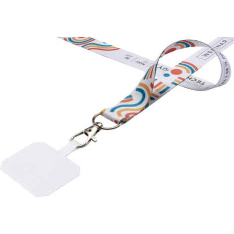 Cordon téléphone personnalisable PET recyclé Addie