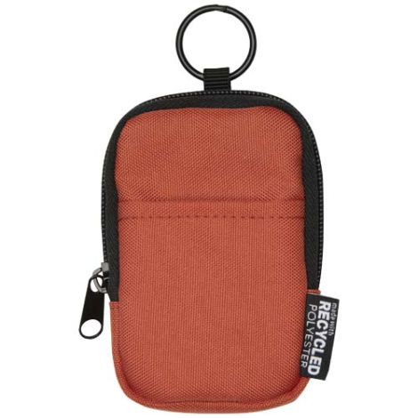 Mini pochette personnalisée recyclée avec mousqueton Byron