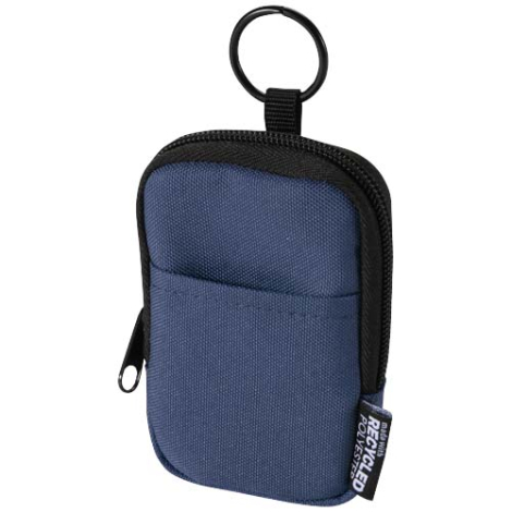Mini pochette personnalisée recyclée avec mousqueton Byron