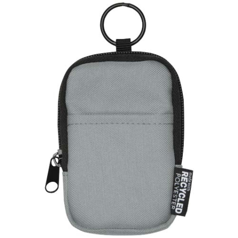 Mini pochette personnalisée recyclée avec mousqueton Byron