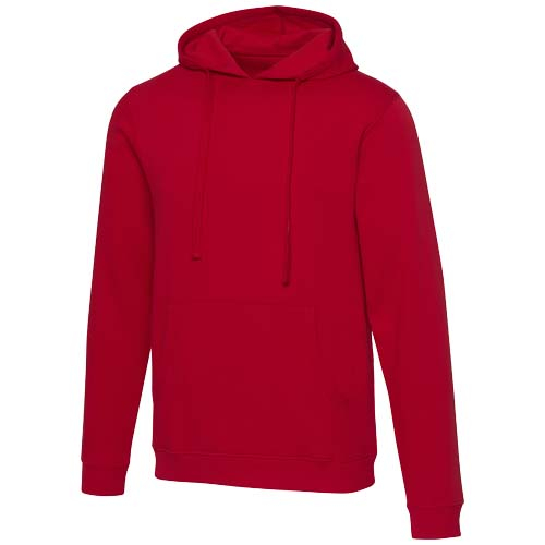 Sweat à capuche publicitaire unisexe coton bio 280g/m² Spinel Rouge