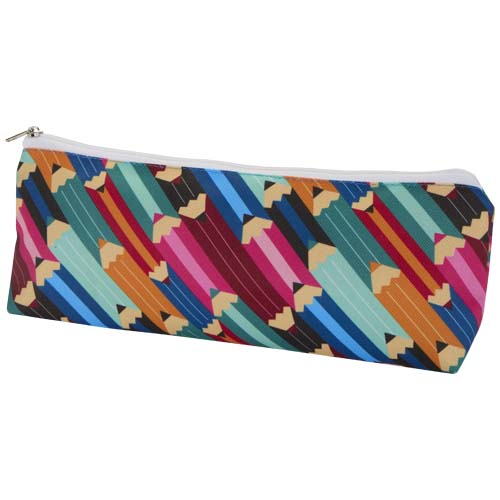 Trousse scolaire personnalisable en PET recyclé Ekki Blanc