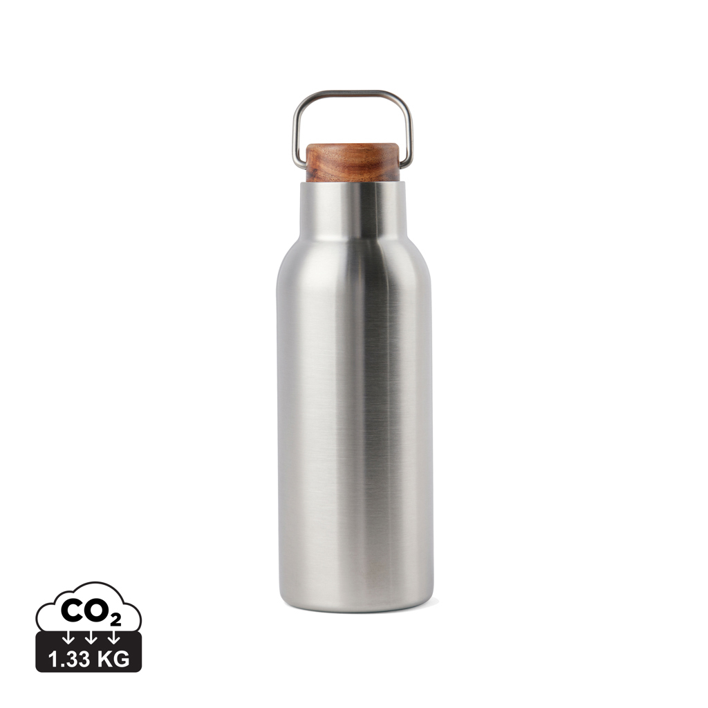Bouteille promotionnelle 580ml inox recyclé Ciro VINGA Acier