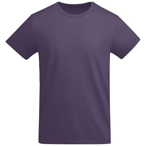 T-shirt personnalisé 175g coton organique homme Breda Roly Lilas