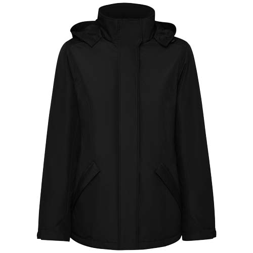 Parka à personnaliser femme imperméable recyclée America Noir